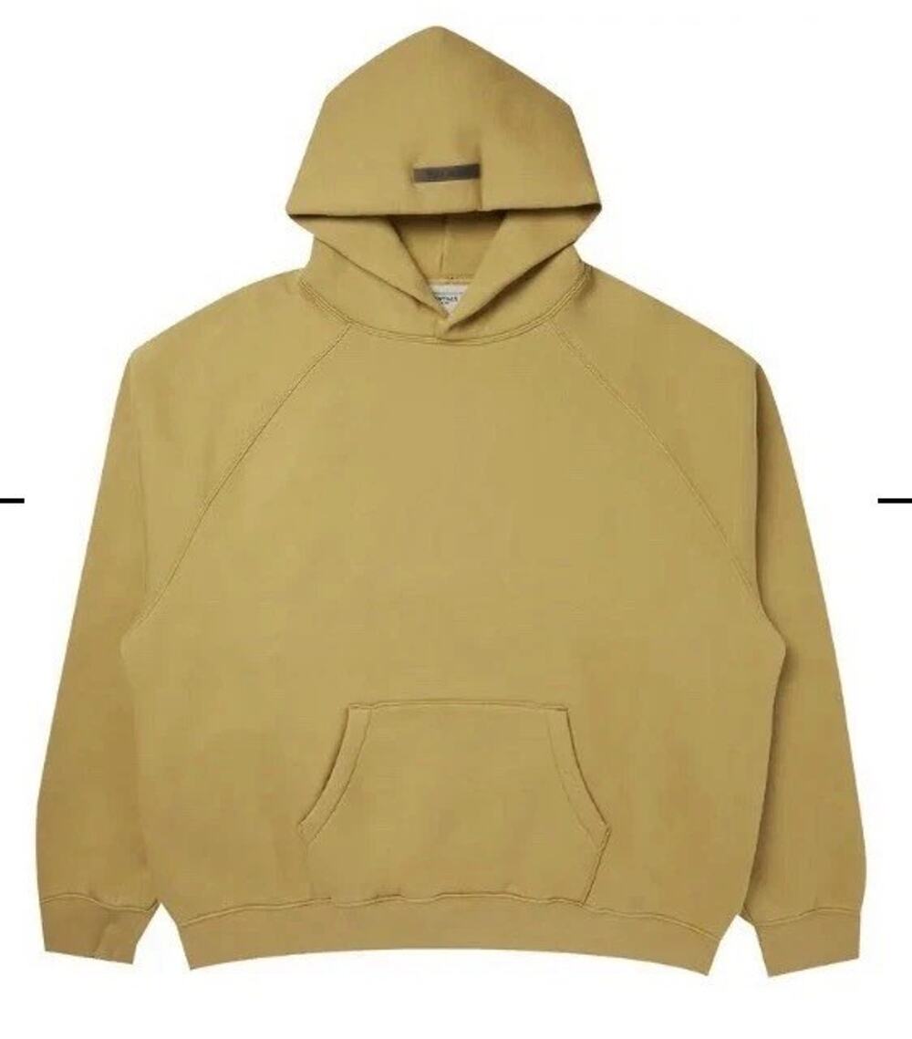 Fear of God Essential Mens Size M Hoodie Amber FOG-FW21-003